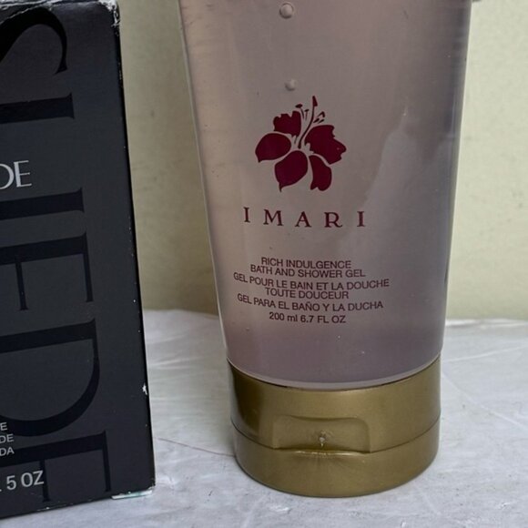 Avon NEW 2 IMARI & Black Suede Soap on Rope Rich Indulgence Bath and Shower Gel - Picture 11 of 12